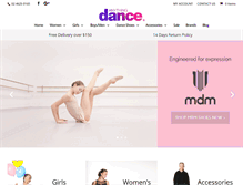 Tablet Screenshot of anythingdance.com.au